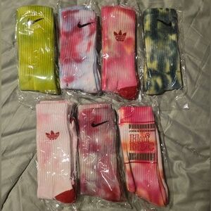 Tie dye socks assorted colors